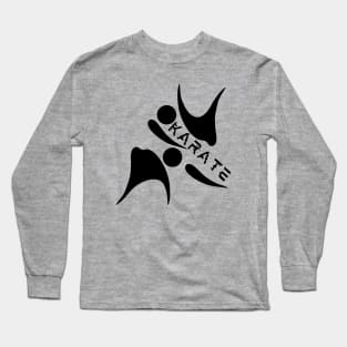 Black KARATE Long Sleeve T-Shirt